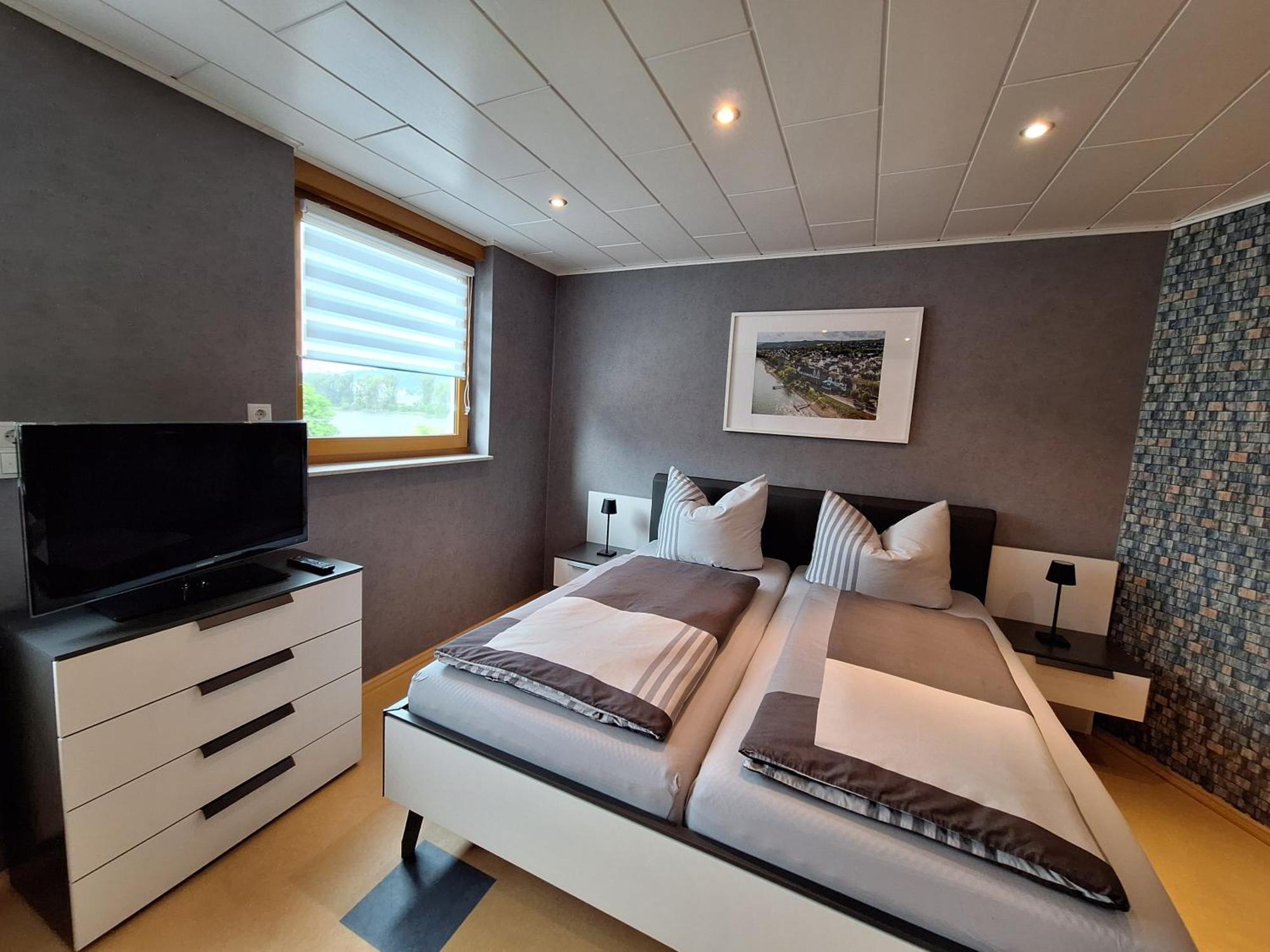 Ferienwohnung Rhens Am Rhein Bagian luar foto